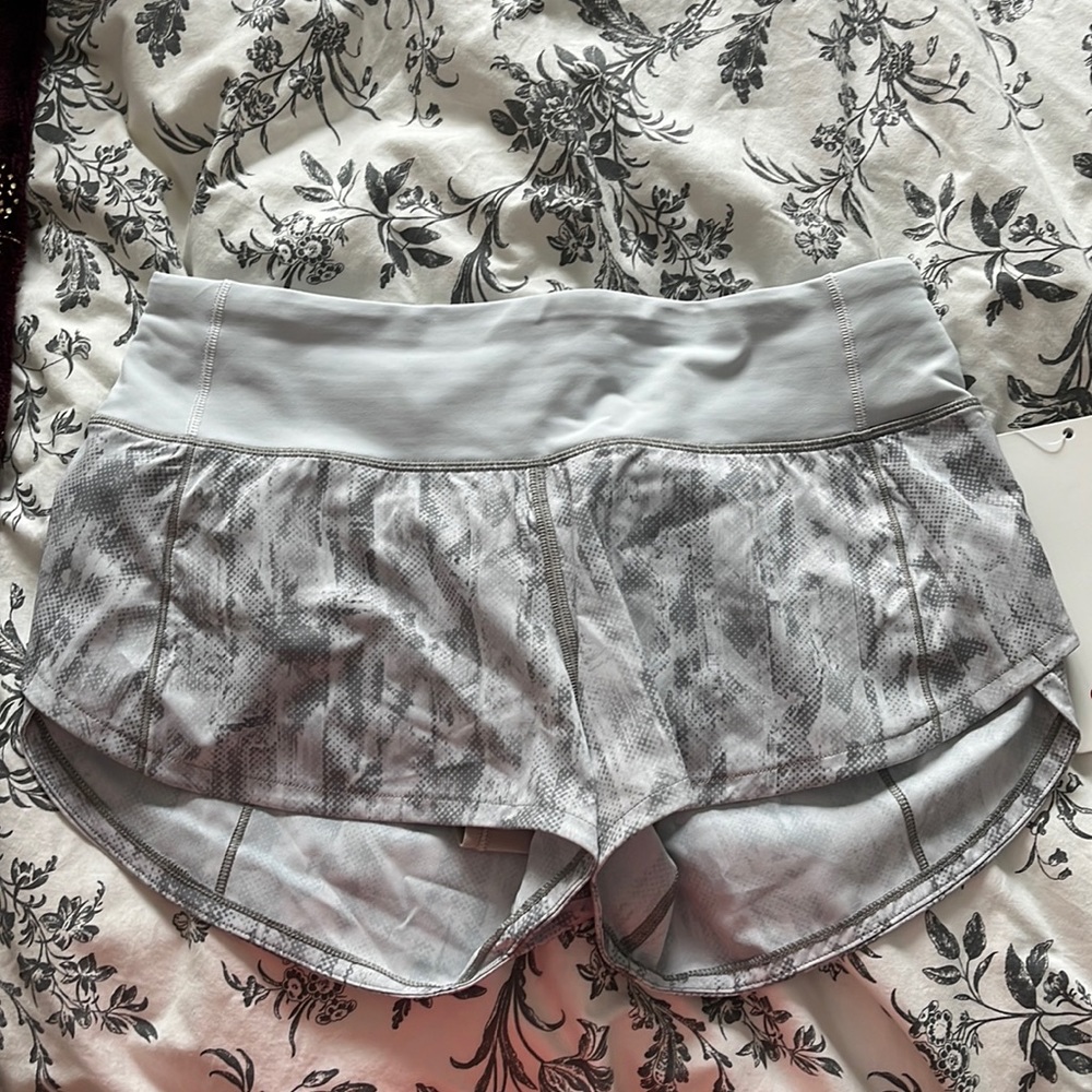 Never worn lululemon speed shorts